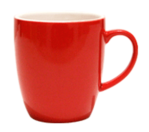 Red Cafe Mug 350ml