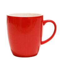 Red Cafe Mug 350ml